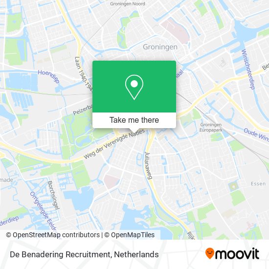 De Benadering Recruitment map