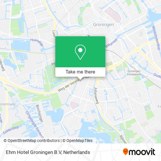 Ehm Hotel Groningen B.V map