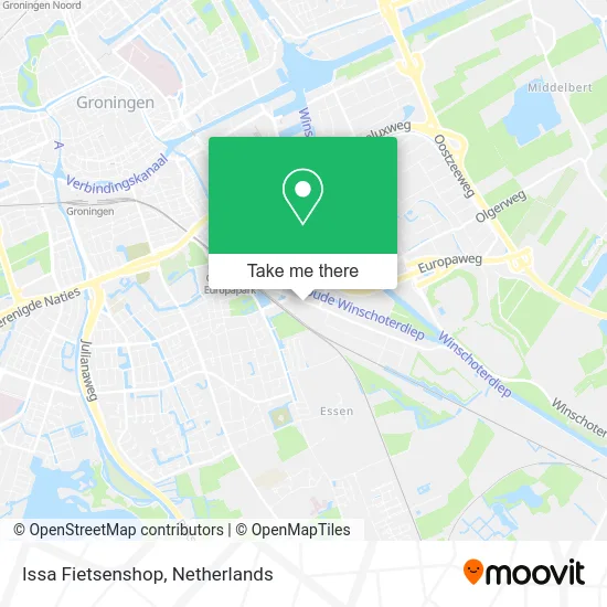 Issa Fietsenshop map