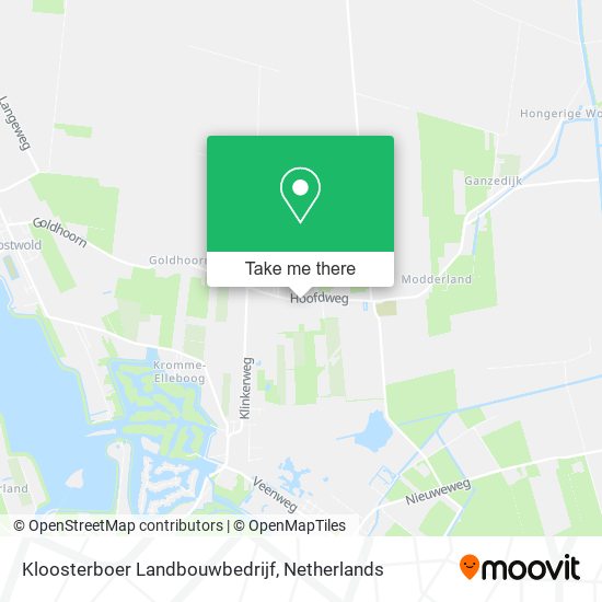 Kloosterboer Landbouwbedrijf Karte