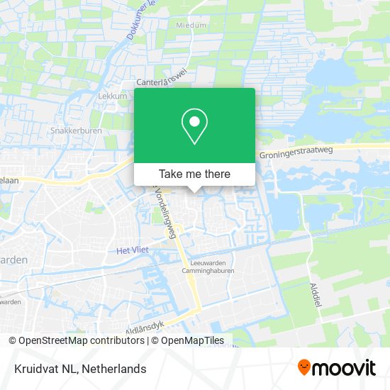 Kruidvat NL map