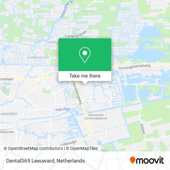 Dental365 Leeuward map