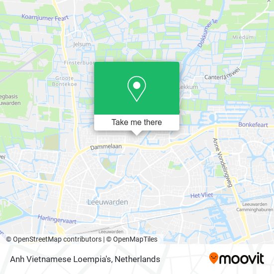 Anh Vietnamese Loempia's map