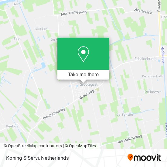 Koning S Servi map