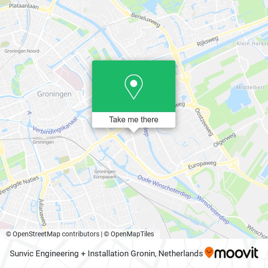 Sunvic Engineering + Installation Gronin map