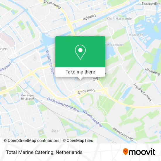 Total Marine Catering map