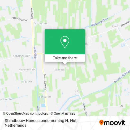 Standbouw Handelsonderneming H. Hut map