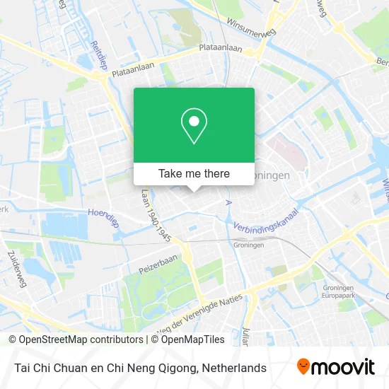 Tai Chi Chuan en Chi Neng Qigong map