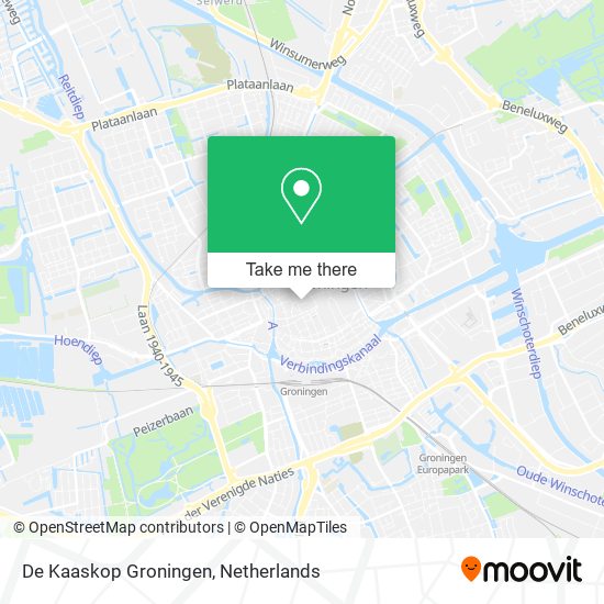 De Kaaskop Groningen Karte