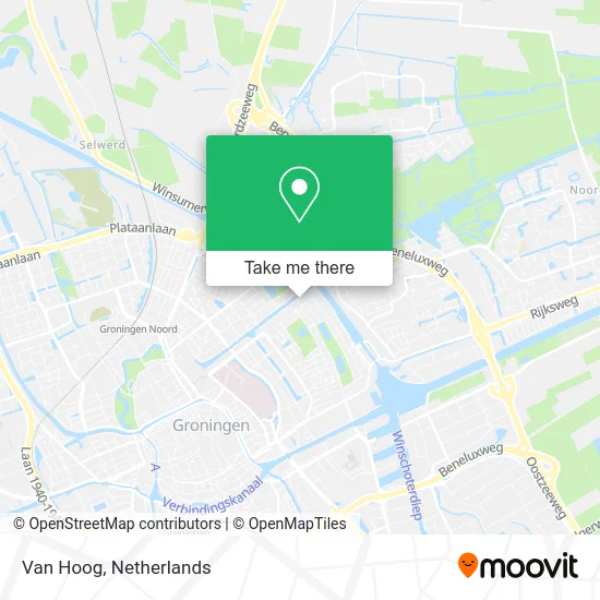Van Hoog map
