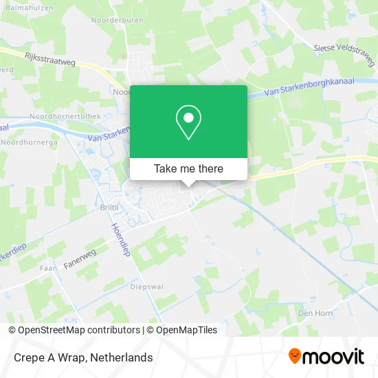 Crepe A Wrap map