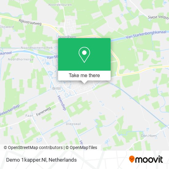 Demo 1kapper.Nl map