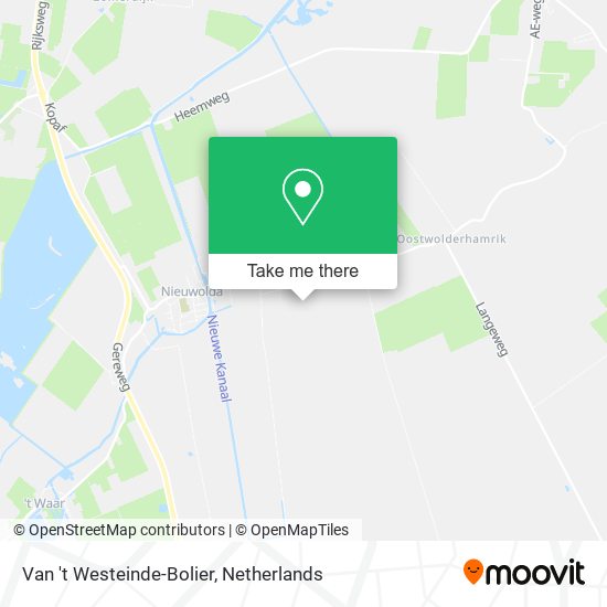 Van 't Westeinde-Bolier map