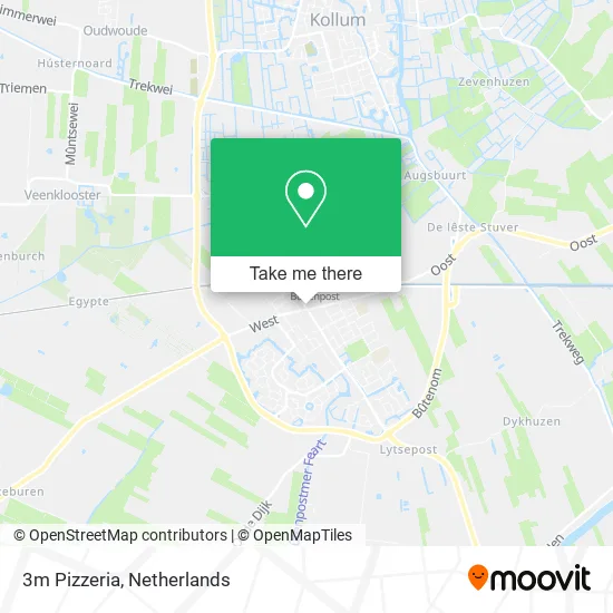 3m Pizzeria map