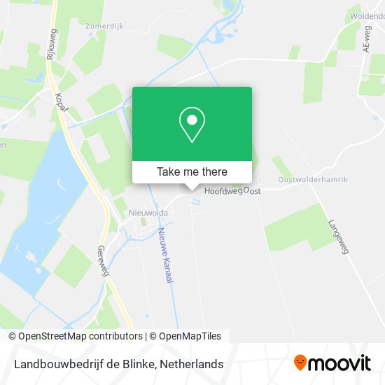 Landbouwbedrijf de Blinke map