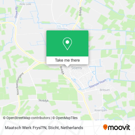 Maatsch Werk Frysl?N, Sticht map