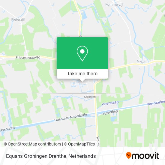 Equans Groningen Drenthe map