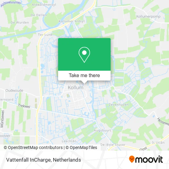Vattenfall InCharge map