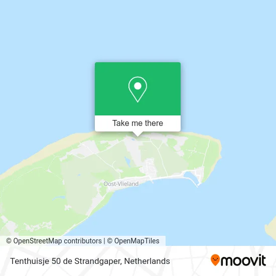 Tenthuisje 50 de Strandgaper map