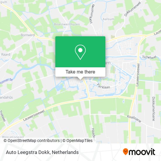 Auto Leegstra Dokk map