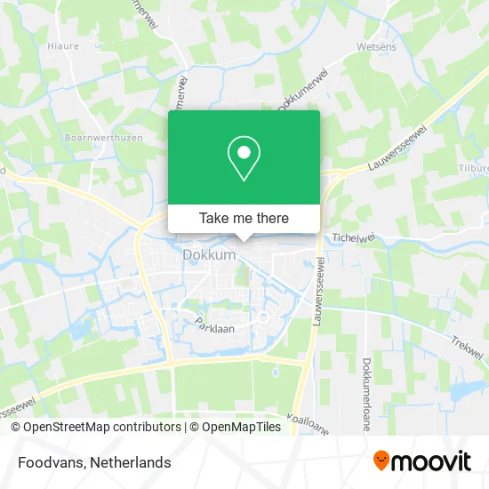 Foodvans map