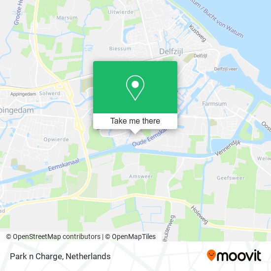 Park n Charge map