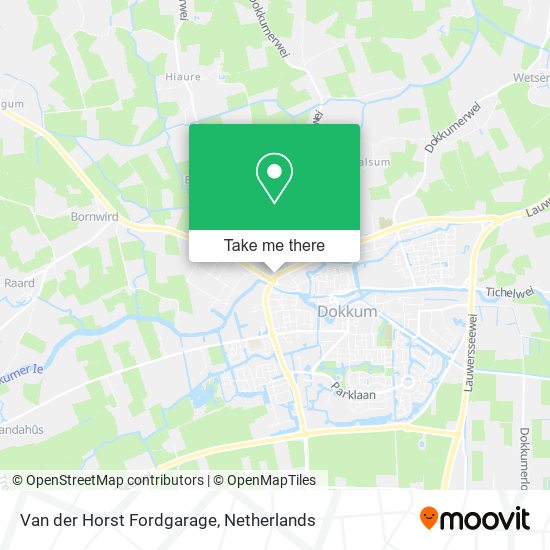 Van der Horst Fordgarage map