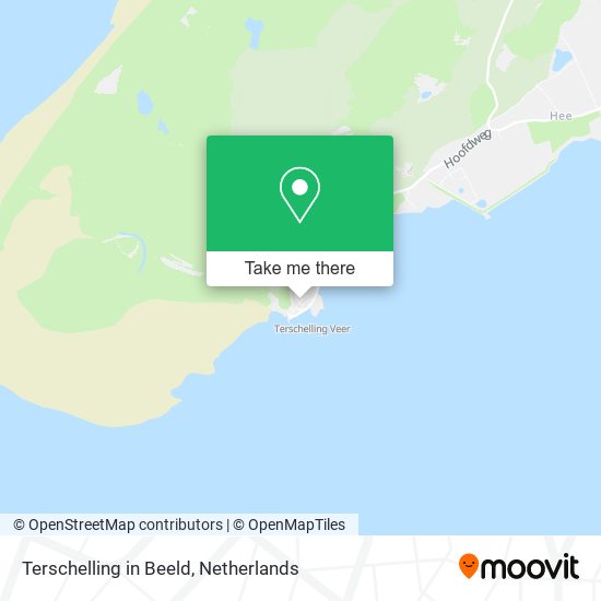 Terschelling in Beeld map