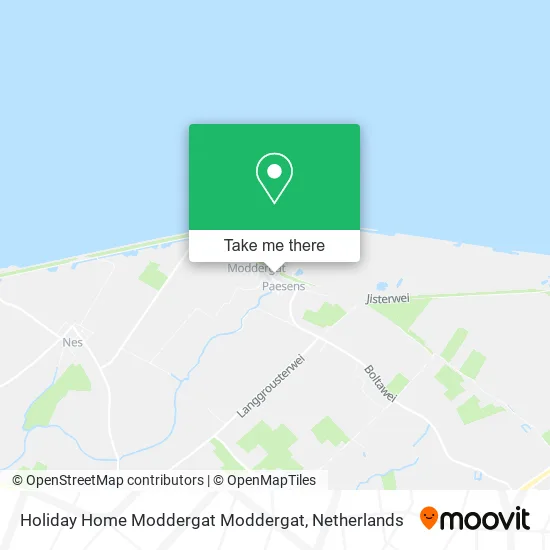 Holiday Home Moddergat Moddergat map