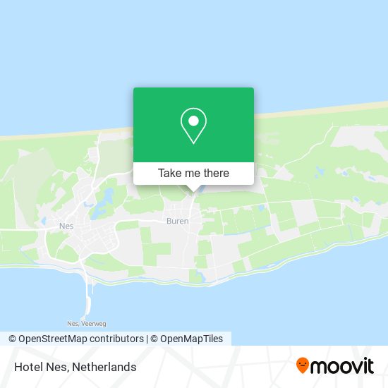 Hotel Nes map