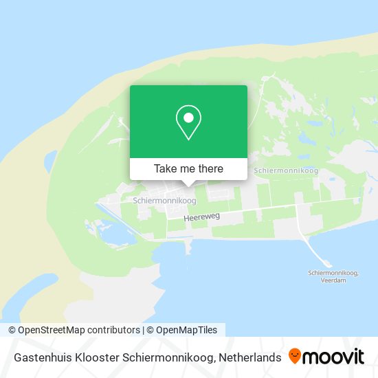 Gastenhuis Klooster Schiermonnikoog map