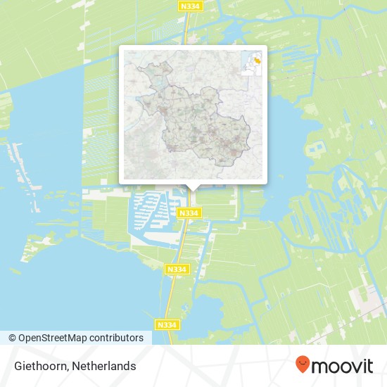 Giethoorn map