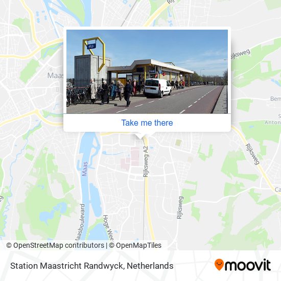 Station Maastricht Randwyck map