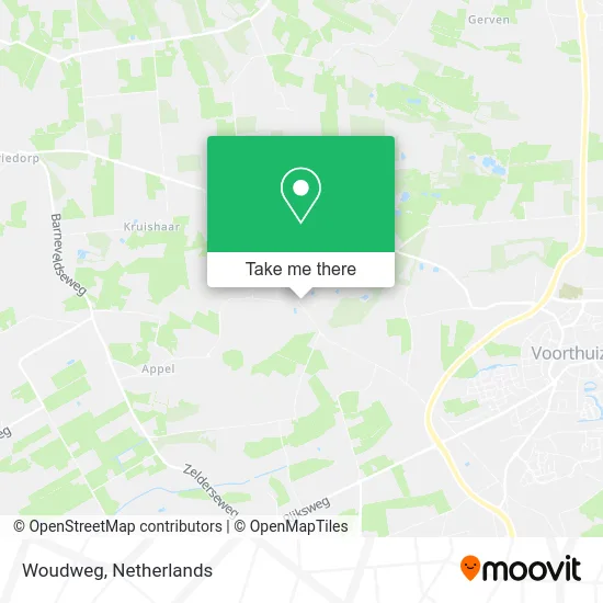 Woudweg map