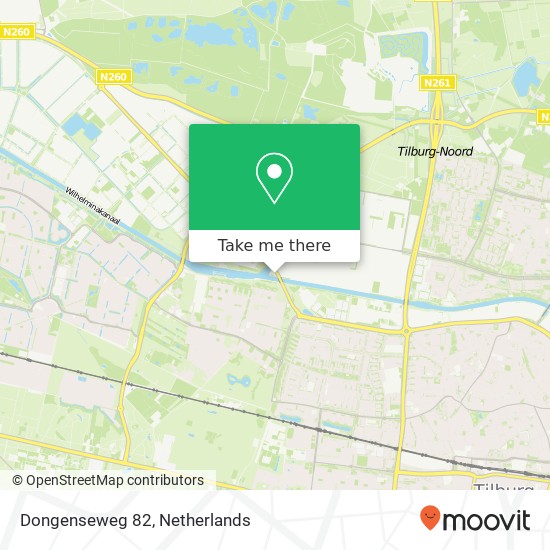 Dongenseweg 82 map