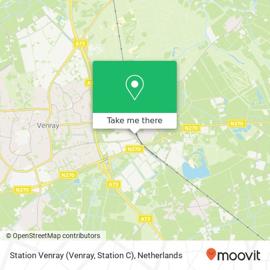 Station Venray (Venray, Station C) Karte