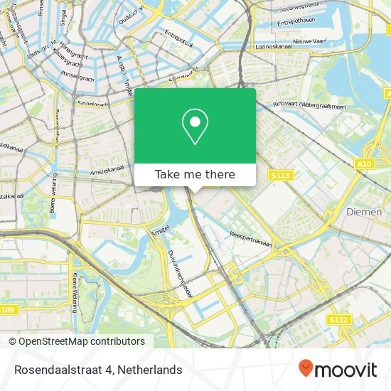 Rosendaalstraat 4 map