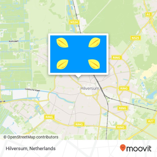 Hilversum map