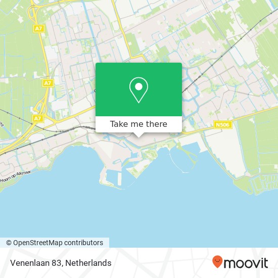 Venenlaan 83 Karte