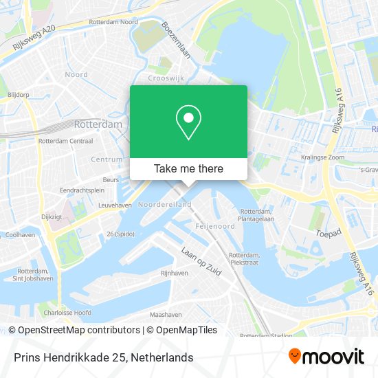 Prins Hendrikkade 25 map