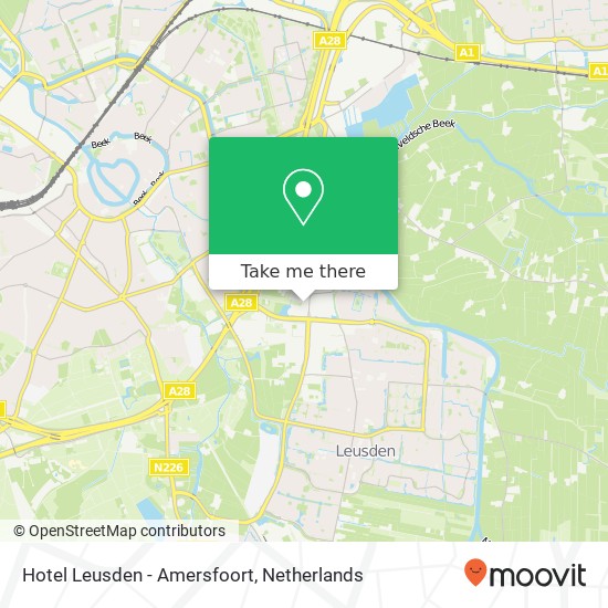 Hotel Leusden - Amersfoort map