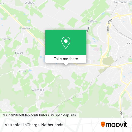 Vattenfall InCharge map