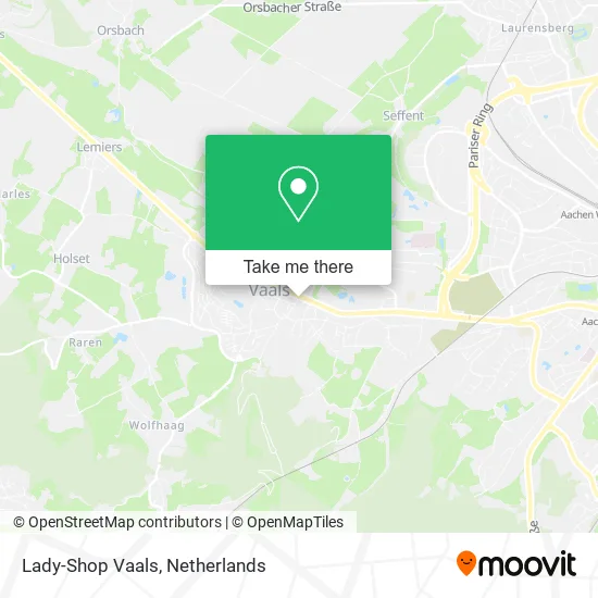 Lady-Shop Vaals map
