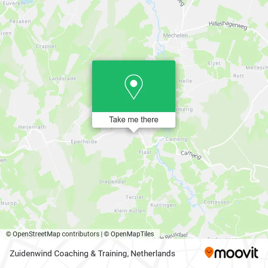 Zuidenwind Coaching & Training map