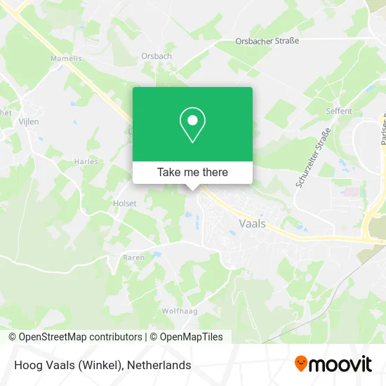 Hoog Vaals (Winkel) map