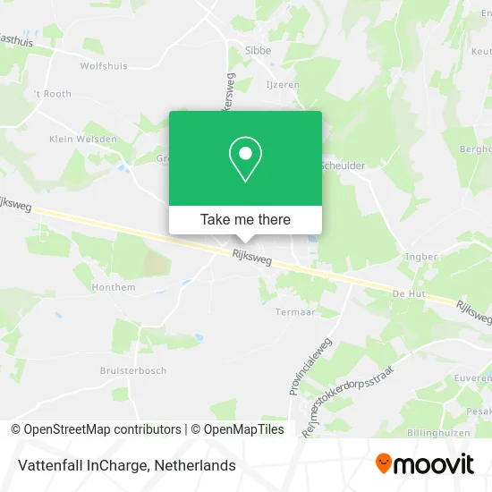 Vattenfall InCharge map