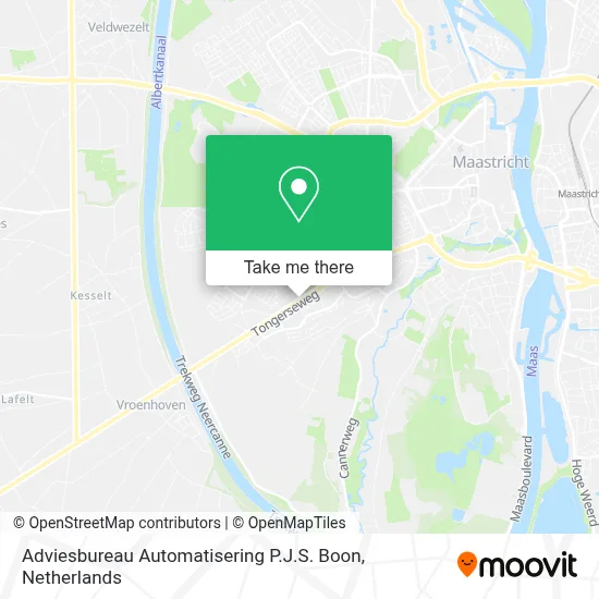 Adviesbureau Automatisering P.J.S. Boon map
