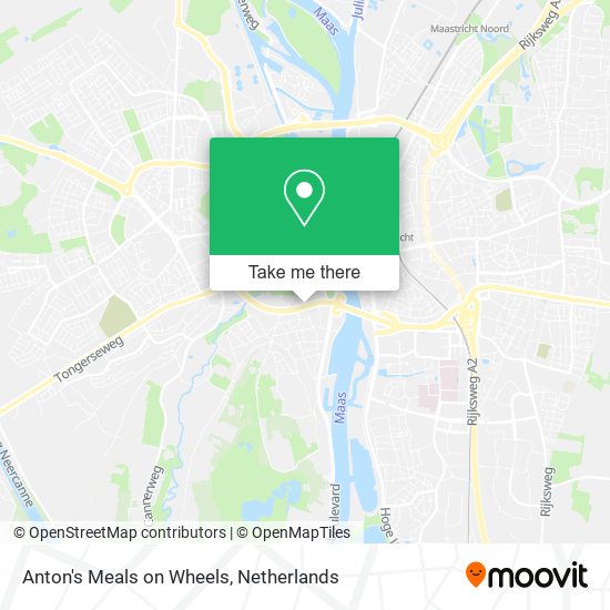 Anton's Meals on Wheels map