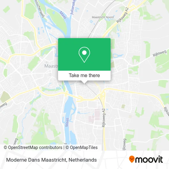 Moderne Dans Maastricht map