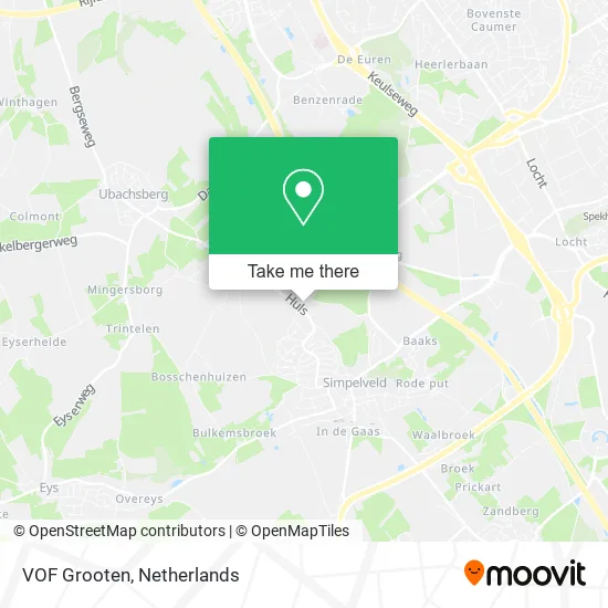VOF Grooten map
